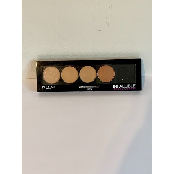 L'Oréal Paris Infallible Total Cover Concealing & Contour Kit ~ #220 Rare Sealed - Picture 3 of 10